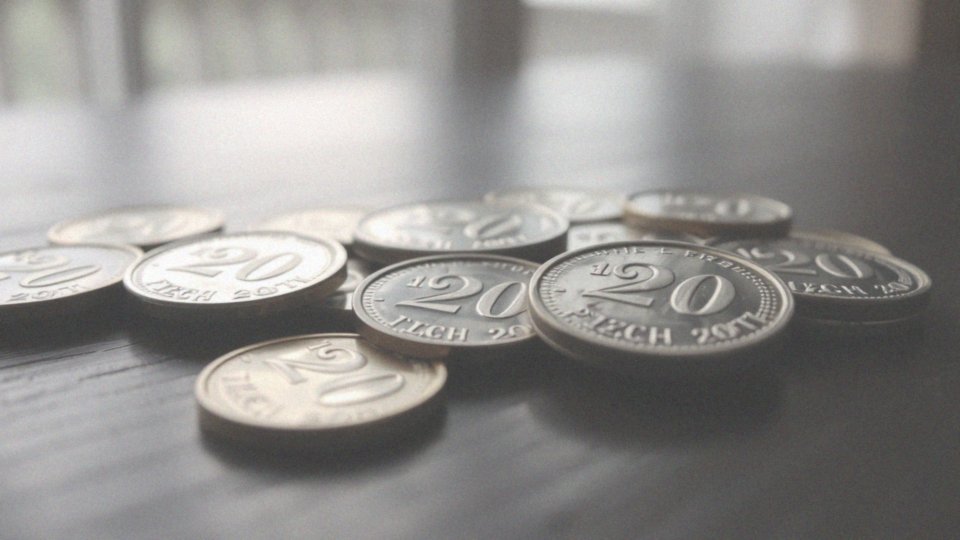 Jak różni się wartość monet 20 zł w stanie używanym i idealnym?