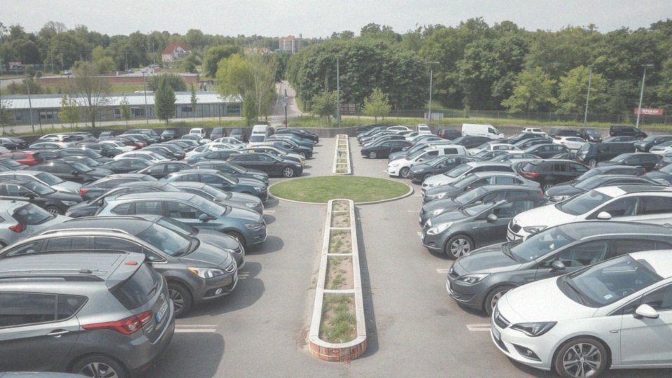 Gdzie znajduje się duży parking przy ul. Czołgistów?