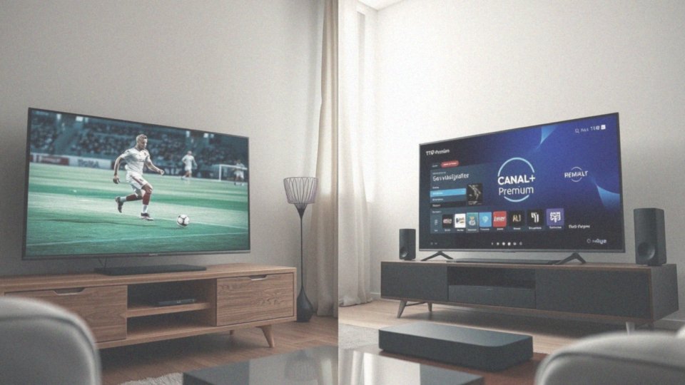 Jakie są różnice między TVP Sport a Canal+ Premium w transmisji meczu?